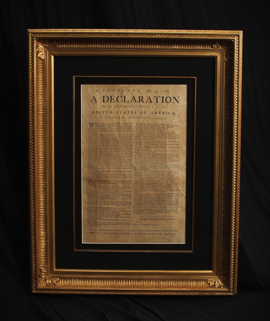 Framed Declaration
