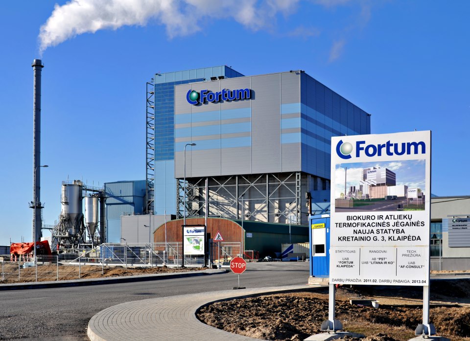 Fortum avas kolmapäeval Leedus Baltimaade esimese jäätmeenergiajaama