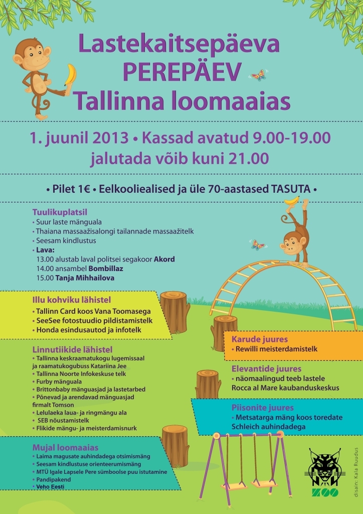 1. juunil tähistab Tallinna loomaaed lastekaitsepäeva