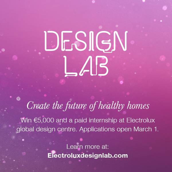 Electroluxi disainikonkursi Design Lab 2014 teemaks valiti „Tervislik kodu“
