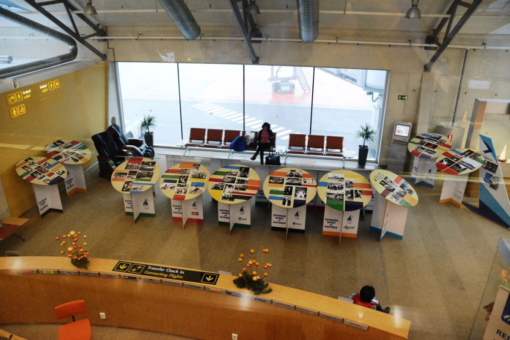 Tallinna Lennujaamas avati Eesti spordiajalugu tutvustav näitus