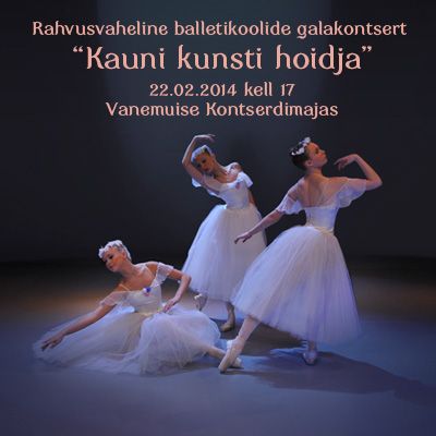 Tartus toimub rahvusvaheline balletikoolide galakontsert