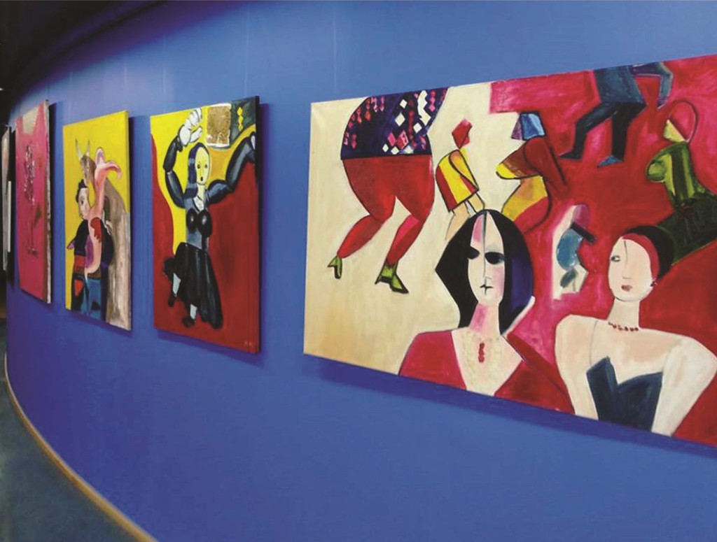 Hispaania kunstniku näitus lennujaama galeriis