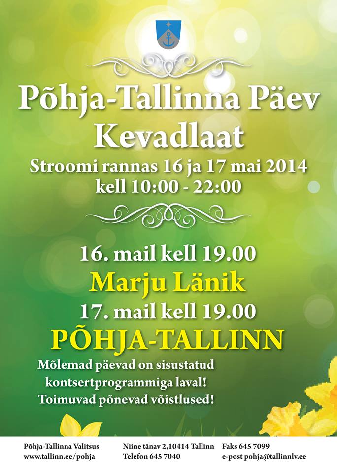 Põhja-Tallinna päeva suur kevadlaat ja kontserdid