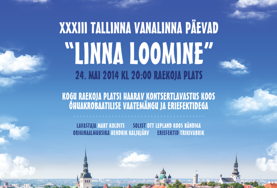 Laupäeval algavad XXXIII Tallinna Vanalinna Päevad