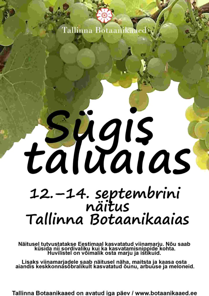 Tallinna Botaanikaaed kutsub „Sügis taluaias“ näitusele