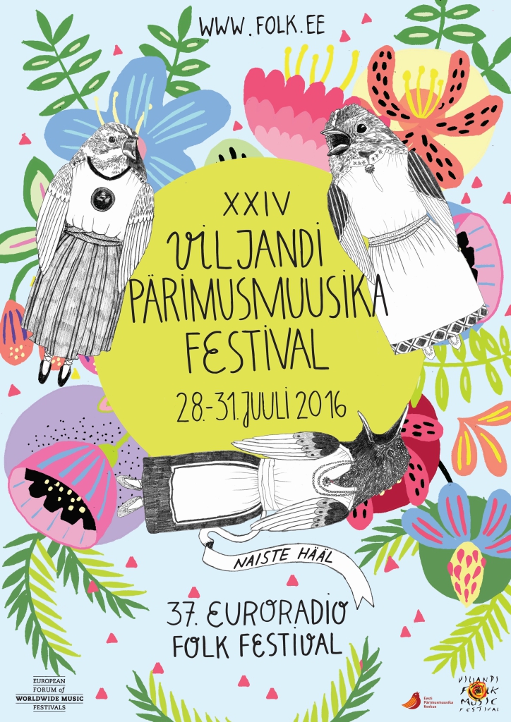 FOLK! XXIV Viljandi pärimusmuusika festivali tunnuskujundus valitud