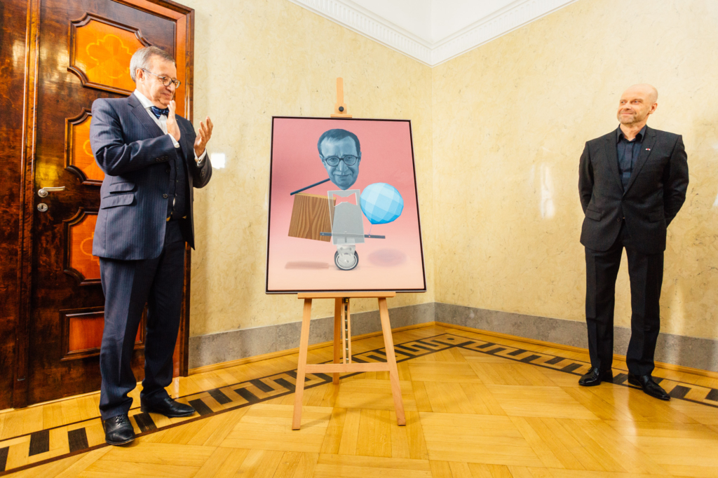 Presidendi kantseleis avati täna president Toomas Hendrik Ilvese portree
