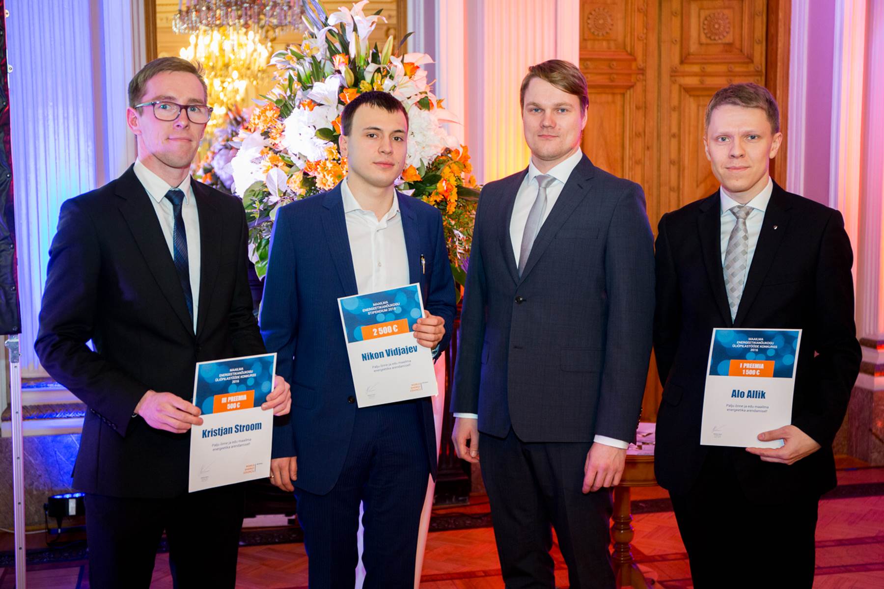 Palju õnne! Maailma Energeetikanõukogu 2500 eurose stipendiumi võitis Nikon Vidjajev