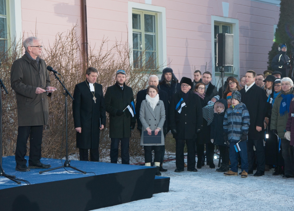 Riigikogu esimees Eiki Nestor: selle nimel, et vabas Eestis sündinud ja siin sirguvad lapsed ei karda, tasus meil elada