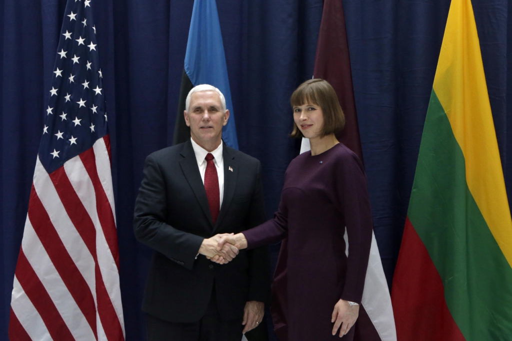 President Kaljulaid kohtus Ameerika Ühendriikide asepresident Pence’iga