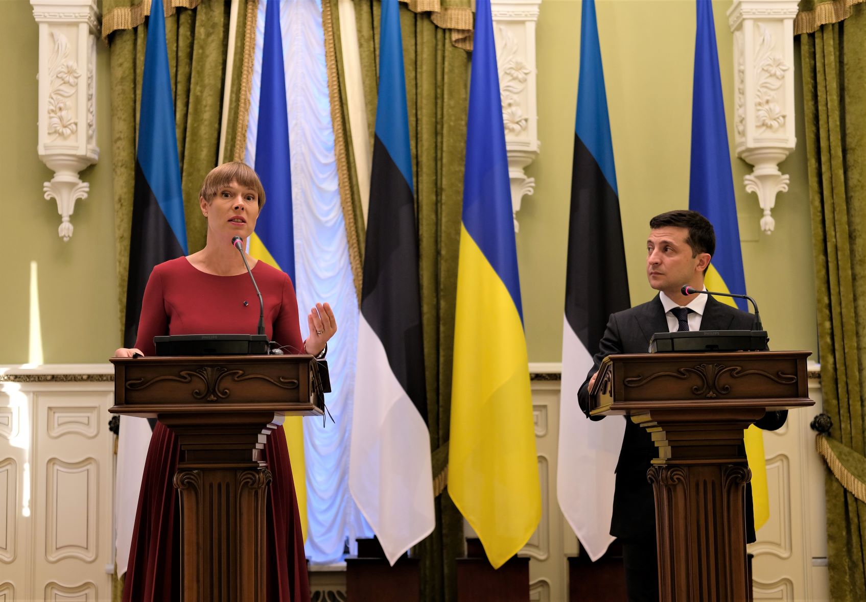 President Kaljulaid: Ukraina on Eesti jaoks prioriteetne riik