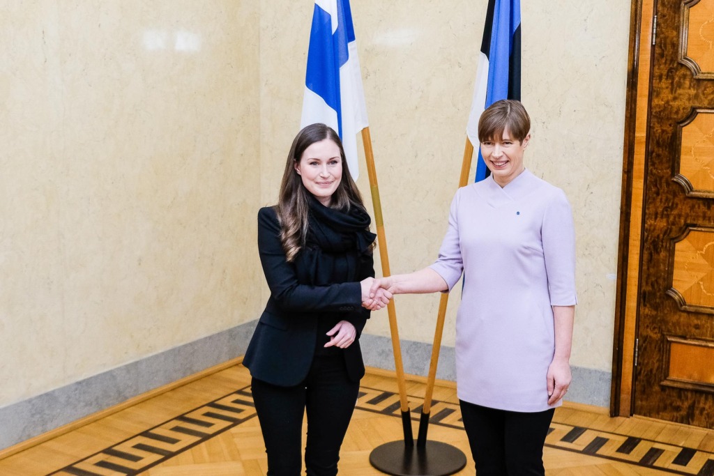 FOTOD I President Kaljulaid kohtus Soome peaministri Sanna Mariniga
