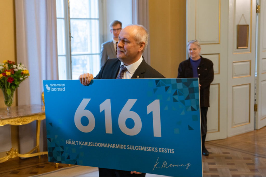 Algatus “Karusloomafarmide keelustamine Eestis” on riigikogule edastatud