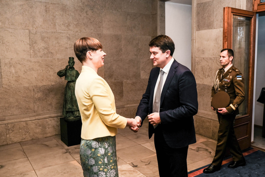 PILTUUDIS! President Kaljulaid kohtus Ukraina Ülemraada esimehega