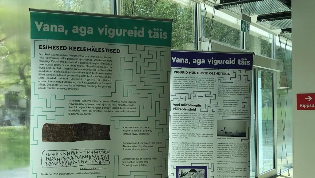 VANA, AGA VIGUREID TÄIS I Pärnu Keskraamatukogus on juuni lõpuni võimalik tutvuda Eesti Kirjandusmuuseumi rändnäitusega