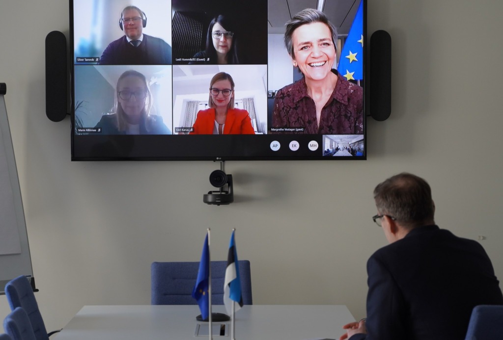 Minister Sutt arutas volinik Vestageriga Euroopa-ülese elektroonilise identiteedi loomist