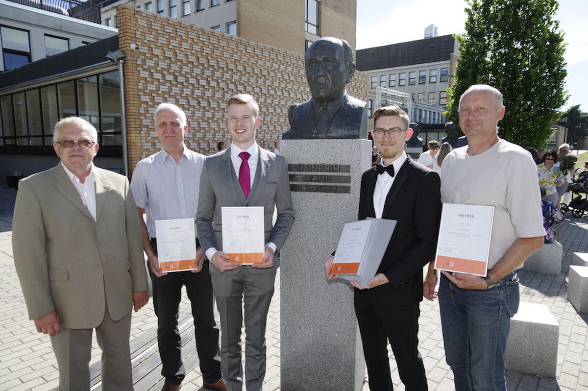 Eesti Betooniühingu 2021. aasta üliõpilastööde preemiad said Erik Teder ja Mihkel Pogga