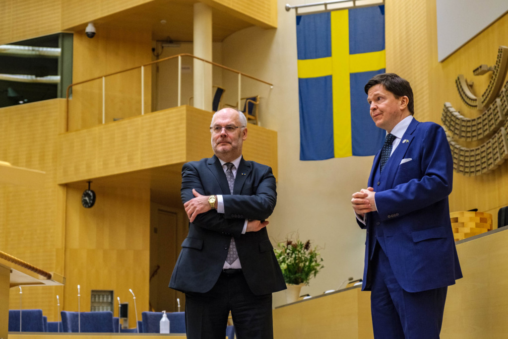 President Karis kohtumisel Rootsi parlamendi esimees Andreas Norléniga 1
