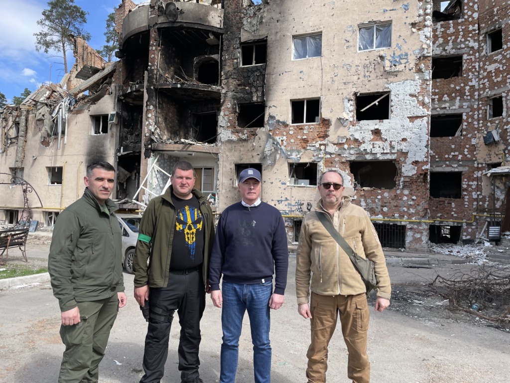 FOTOD I Kaitseminister Kalle Laanet Ukrainas: sõda pole Kiievist lahkunud