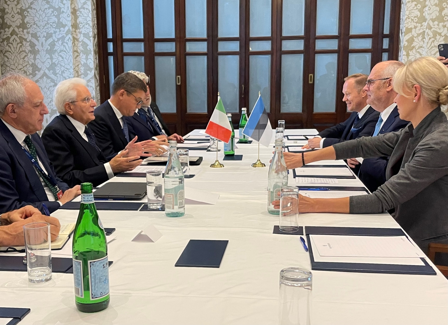 President Karis kõneles Itaalia riigipeaga Ukraina toetamisest Venemaa agressiooni vastu