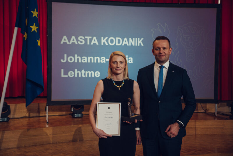 Johanna-Maria Lehtme ja Lauri Läänemets (Foto Marek Metslaid)