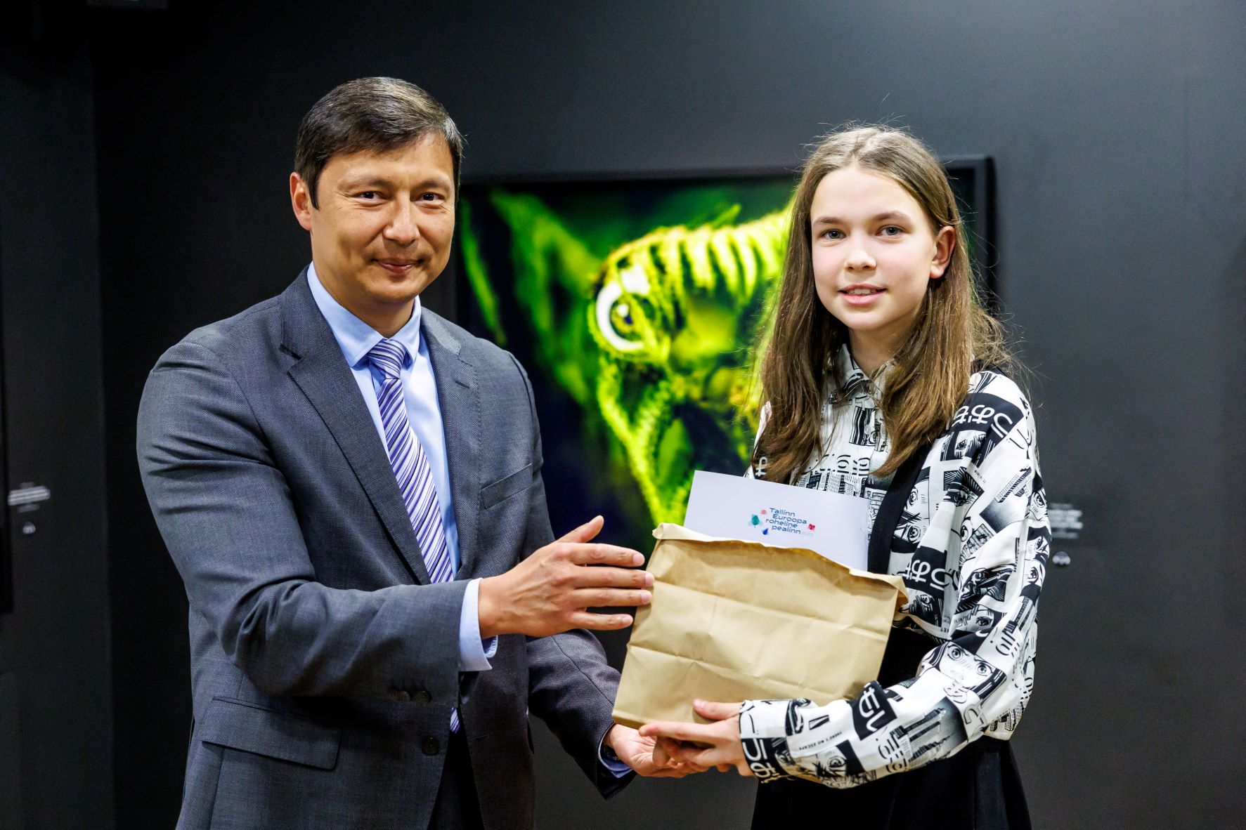 Tallinna Euroopa rohelise pealinna maskoti joonistas 12-aastane Mona Vilms Nõmme Gümnaasiumist