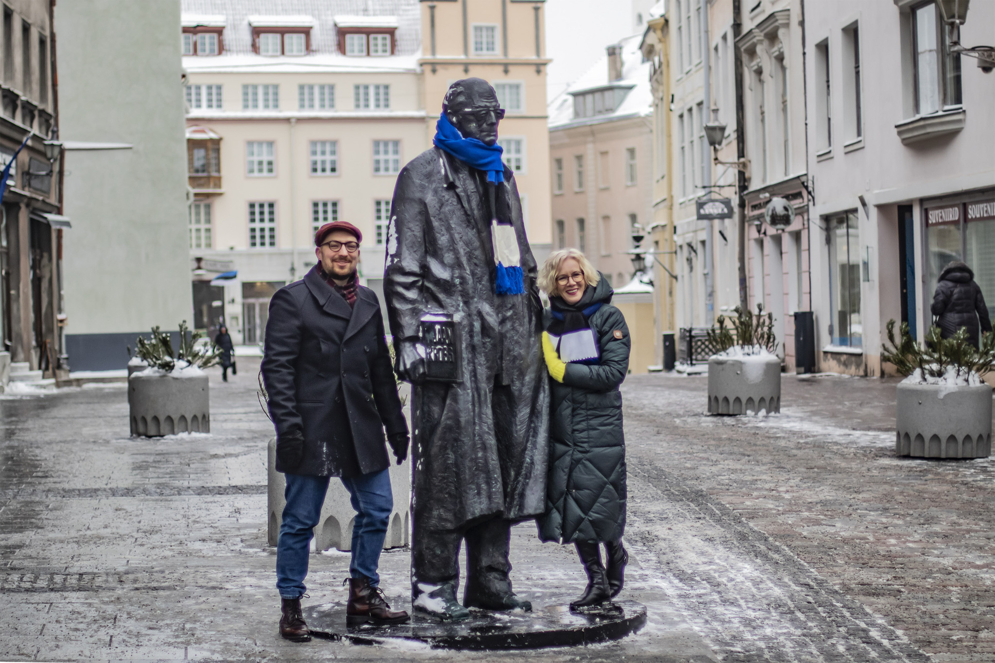 Kesklinna vanem Monika Haukanõmm ja linnaosa vanema asetäitja Nikita Groznov (Foto Tallinna Kesklinna Valitsus)2