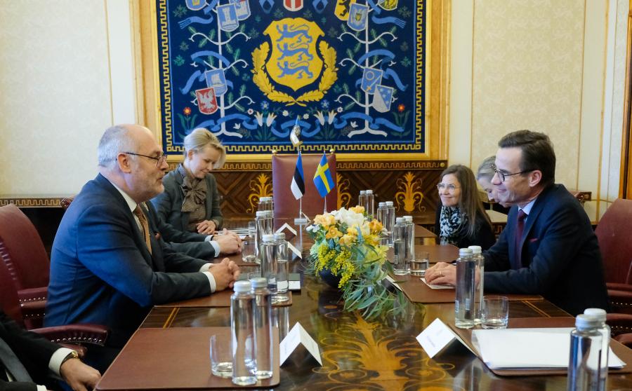 President Karis kohtus Rootsi peaministri Ulf Kristerssoniga 1