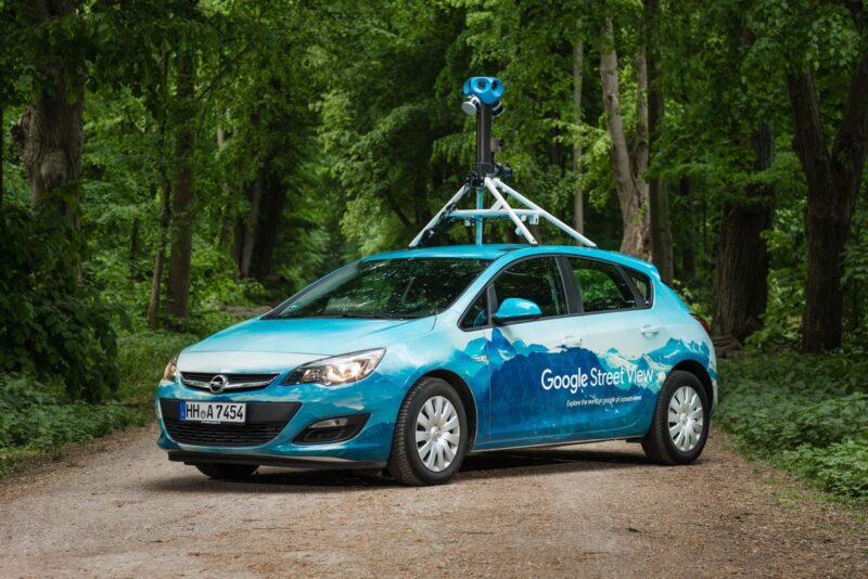Google Street View auto (Foto Google)