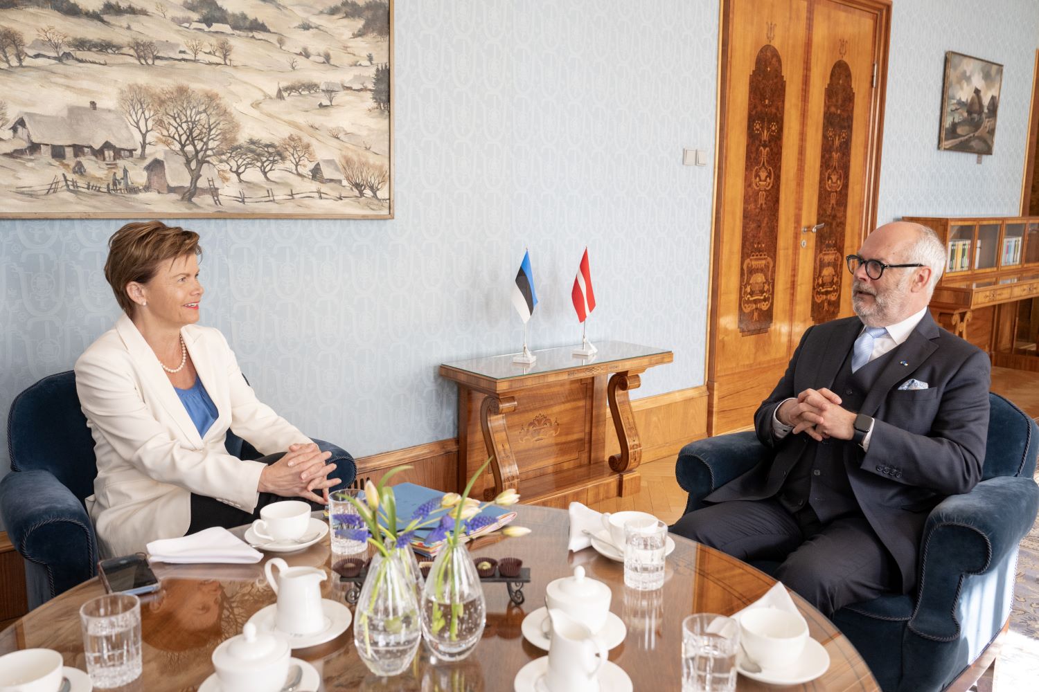 Kohtumine Läti välisministriga