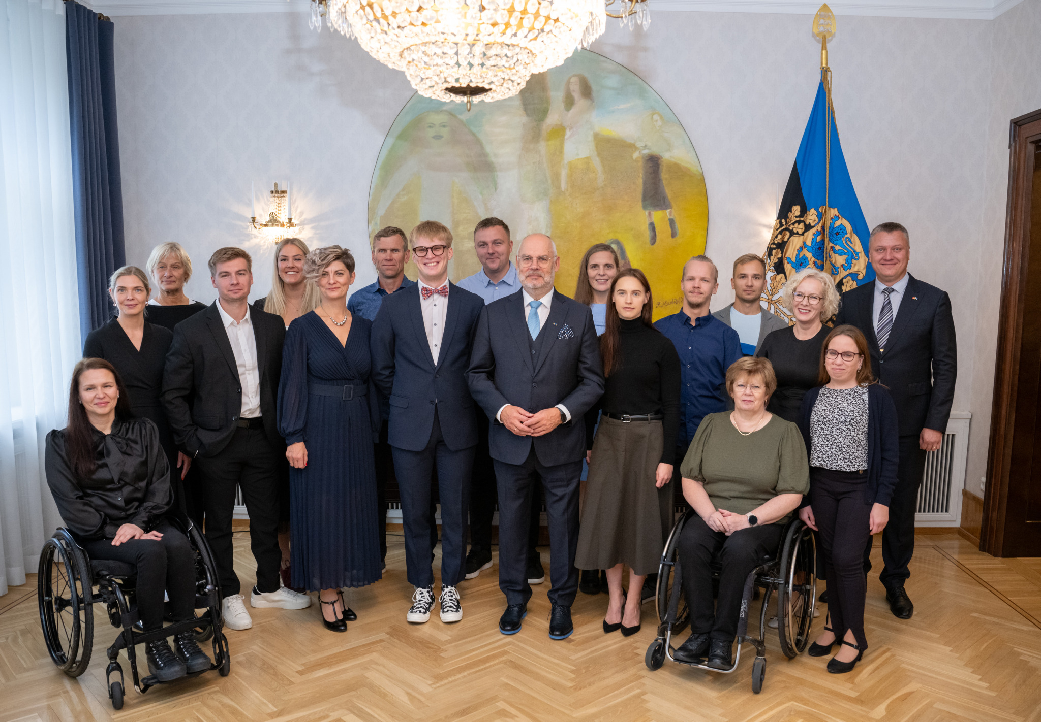 President Alar Karis tänas Eesti paraolümpia koondist