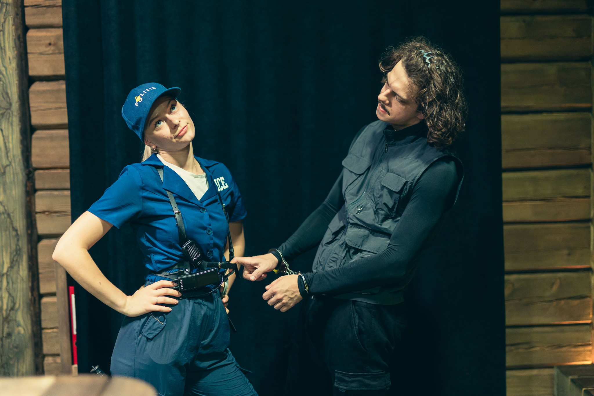 Aufgussi Eesti saunameistrite meistrivõistlused (Foto Ryszard Rak) 083 – Ksenia Kolkina, Frederik Vilms-Jamsa