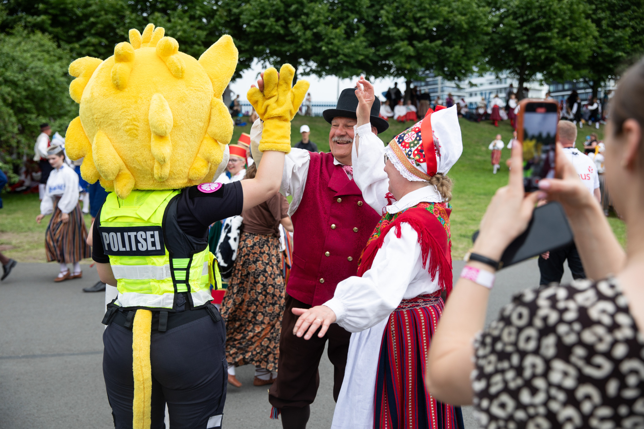 Politsei soovib turvalist laulu- ja tantsupidu Foto PPA, Riina Vaikmaa 1